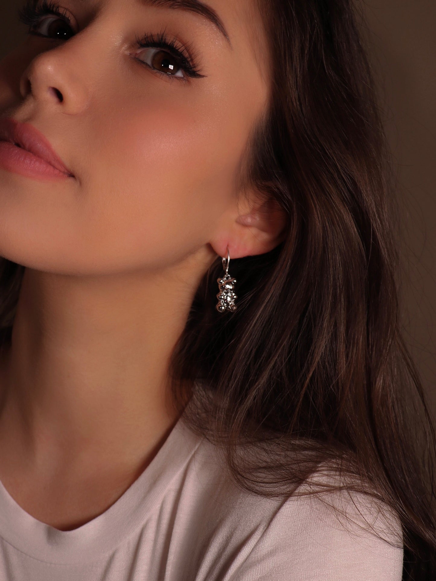 Silver Bear Earrings