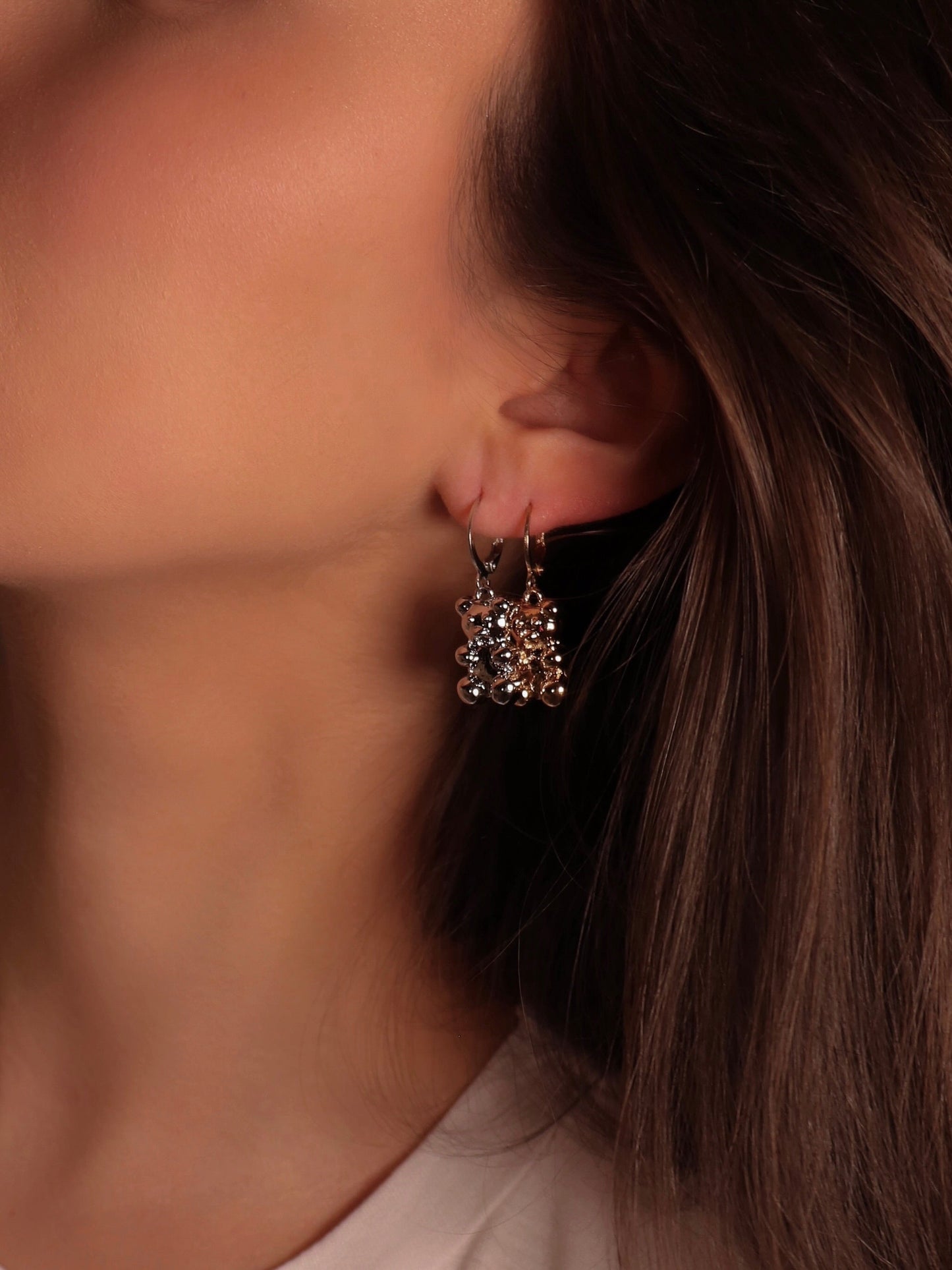 Silver Bear Earrings