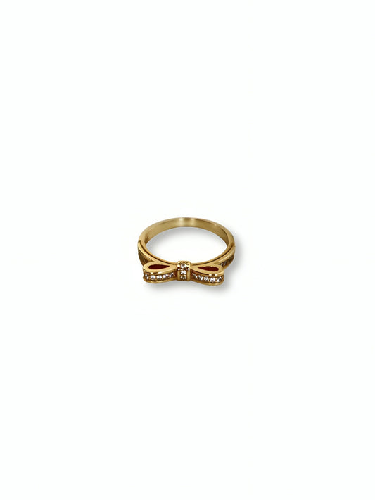 Gold Bow Ring