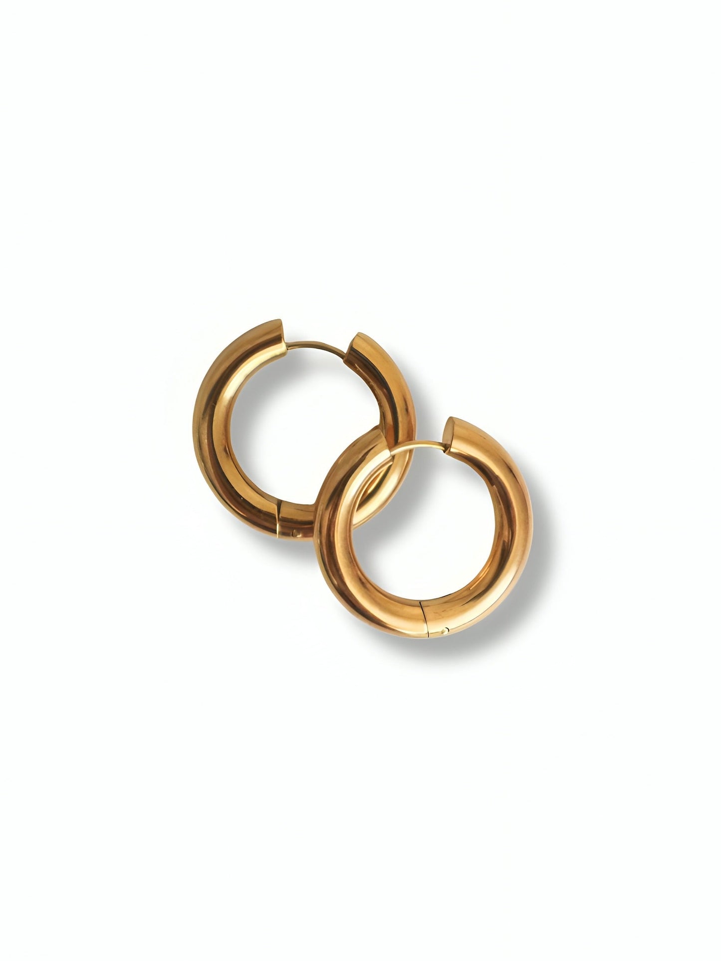 Gold Chunky Hoops