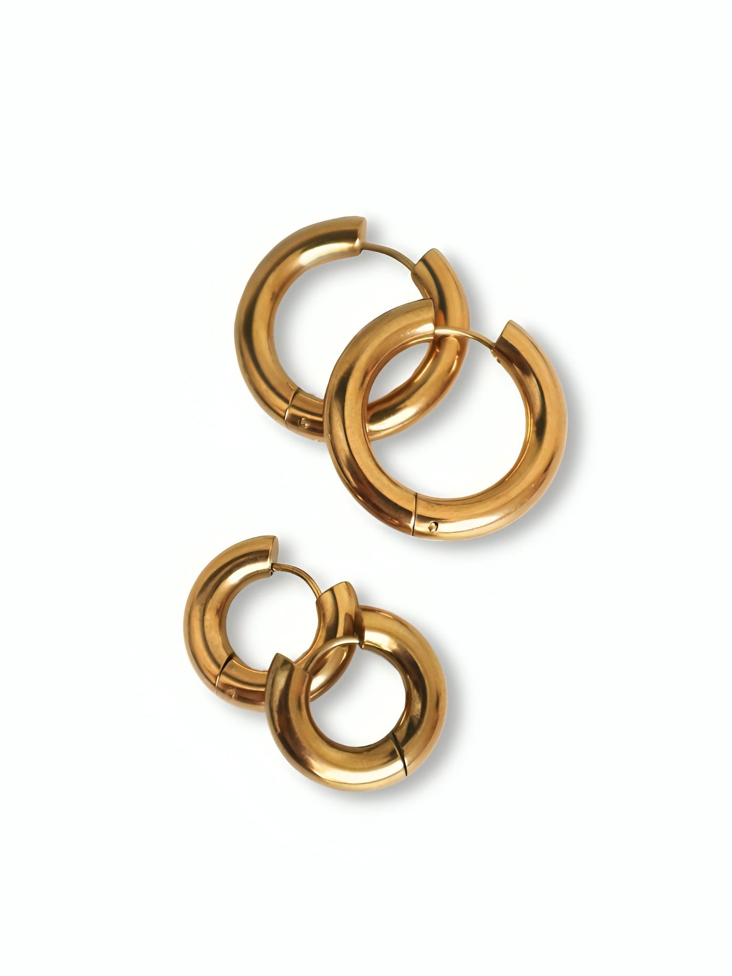 Gold Mini Chunky Hoops